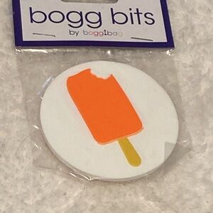 BOGG BAG White Round Bag Charm Disc